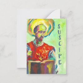 Sint-Ignatius van Loyola kaart Notitiekaartje
