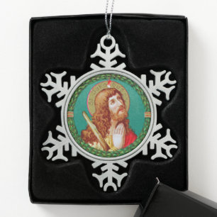 Sint-Jacobus de Meerdere (JMAS 05) Tin Sneeuwvlok Ornament