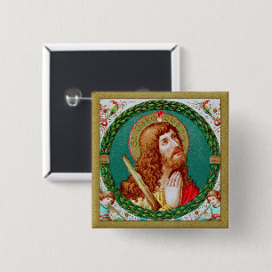 Sint-Jacobus de Meerdere (JMAS 05) Vierkante Button 5,1 Cm