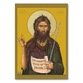 Sint Jan, gebedsicoon Kaart
