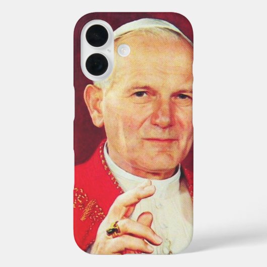 Sint Jan Paulus II De Grote Communicator Schone Ku Case-Mate iPhone Case (Achterkant)