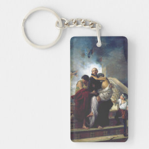 Sint Jan van God Patroon van Ziekenhuizen Katholie Sleutelhanger