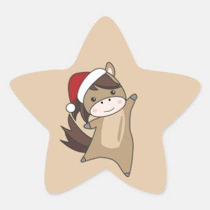 Sint-jansbrood met paarse Pony Ster Sticker