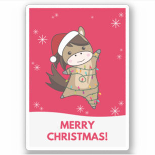 Sint-jansbrood met paarse Pony Sticker