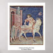 sint-jansbrood met Simone Martini Poster (Voorkant)