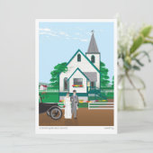 Sint-Janskerk - Victoria BC Feestdagenkaart (Staand voorkant)