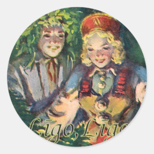 Sint-janskruid (zomerreces) ronde sticker