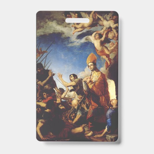 Sint Januarius Bisschop van Benevento Badge (Voorkant)