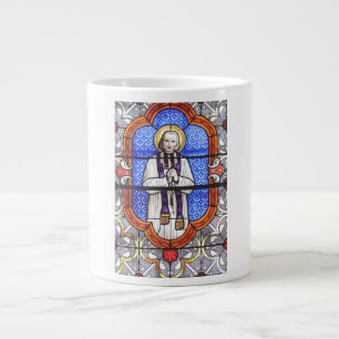 Sint Jean Vianney Premium Zielengids Kunstprint Extra Grote Beker