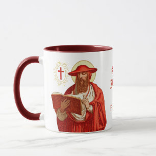 Sint-Jerome als kardinaal met boek (P 004) Mok