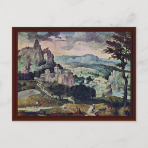 Sint-Jerome in een landschap van Massys Cornelis Briefkaart