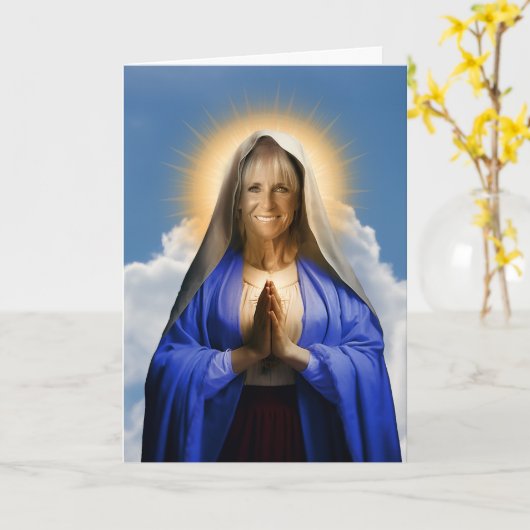 Sint Jill Biden Gebed Devotioneel Kaart (Gele Bloem)