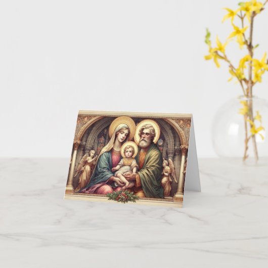 Sint Joachim en Anne-Patrons van onvruchtbaarheid Kaart (Gele Bloem)