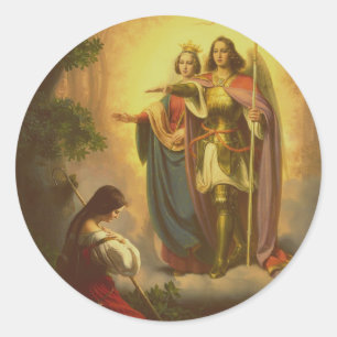 Sint Johanna van Arkel Ronde Sticker