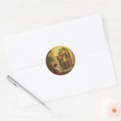 Sint Johanna van Arkel Ronde Sticker (Envelop)