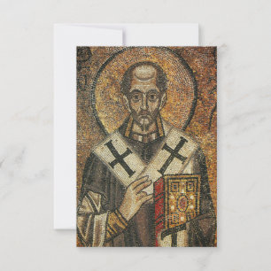 Sint Johannes Chrysostomus aartsbisschop van Const Bedankkaart