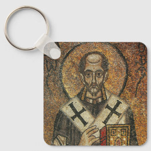 Sint Johannes Chrysostomus aartsbisschop van Const Sleutelhanger
