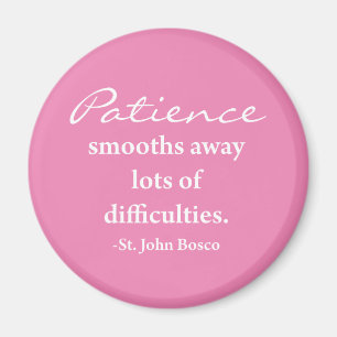 Sint-John Bosco Inspirerend term Magnet - Roze Magneet