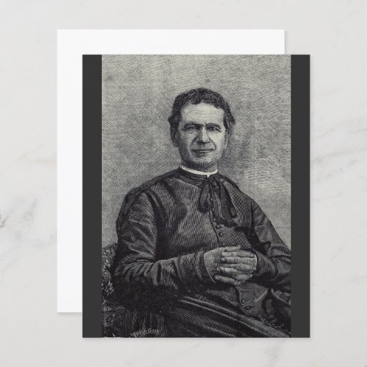 Sint John Bosco Priester en Belijder (Voorkant / Achterkant)