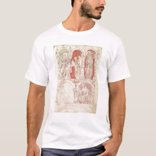 Sint-John Cassian schrijven en monniken aanbieden T-shirt