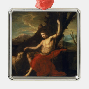 Sint John de Baptist in de Wilde Metalen Ornament
