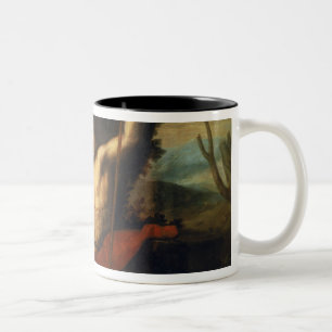 Sint John de Baptist in de Wilde Tweekleurige Koffiemok