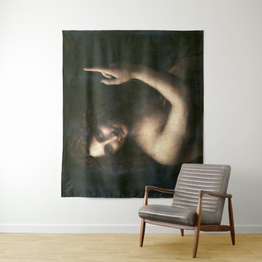 Sint-John de Baptist, Leonardo da Vinci Wandkleed (In situ)