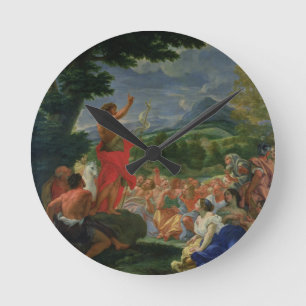 Sint-John de Baptist Preaching, geschilderd voor 1 Ronde Klok