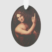 Sint-John de Baptist van Leonardo da Vinci Ornament (achterkant)
