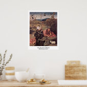 Sint-John in de natuur door Hieronymus Bosch Poster (Keuken)