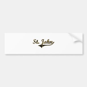 Sint-John Missouri Klassieke Design Bumpersticker