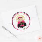 Sint-John Neumann Classic Round Sticker (Envelop)