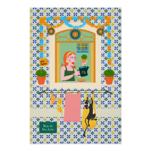 Sint John Portugees Festa Buurman Perfect Poster