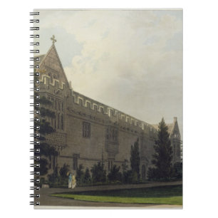 Sint-John's College gezien vanuit de tuin, illustr Notitieboek