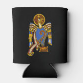 Sint-John's Eagle Celtic Knot Irish Medieval Art Blikjeskoeler (Achterkant)