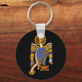 Sint-John's Eagle Celtic Knot Irish Medieval Art Sleutelhanger (Voorkant)