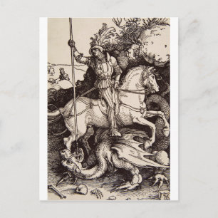 Sint-Joris en de Draak Grote Martelaar Ansichtkaar Briefkaart