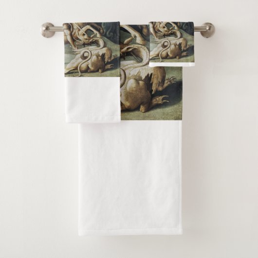 Sint Joris en de Draak Grote Martelaar Bad Handdoek (Insitu)
