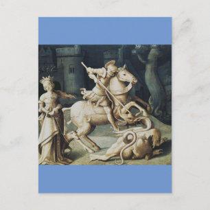 Sint Joris en de Draak Grote Martelaar Briefkaart