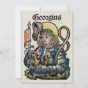 Sint Joris en de Draak Grote Martelaar Kaart