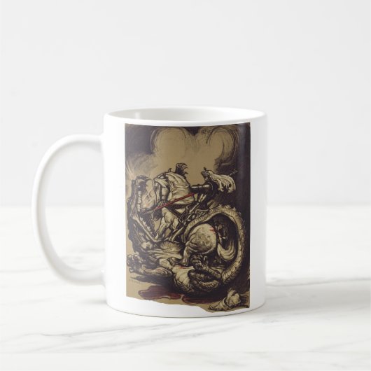 Sint-Joris en de Draak Grote Martelaar Koffiemok (Links)