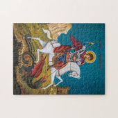Sint-Joris orthodox Christelijk icoon Legpuzzel (Horizontaal)