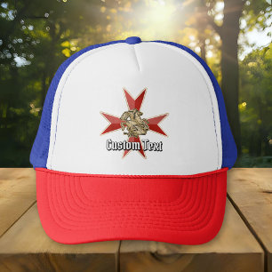 Sint-Joris over Maltezer kruis Trucker Pet