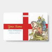 Sint-Joris te paard (BS 01) Badge (Achterkant)