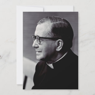 Sint Josemaria Escriva Feestdagenkaart