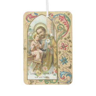 Sint-Joseph Baby Jesus Traditioneel katholiek Luchtverfrisser