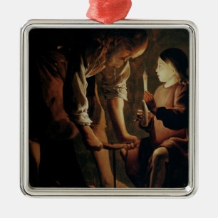 Sint-Joseph, de Carpenter Metalen Ornament
