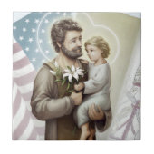Sint Joseph de Protector Tegeltje (Voorkant)