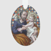 Sint Joseph en het Christus Kind (DPT 002) Ornament (voorkant)