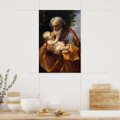 Sint-Joseph en het kind Jesus - Guido Reni Poster (Keuken)